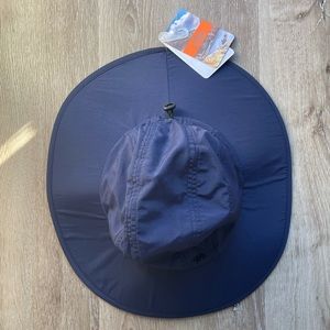 NWT Women’s Wide Brim Sun Hat with Under Brim Print